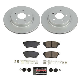 PowerStop® - Z23 Evolution Geomet® Plain Rear Brake Kit