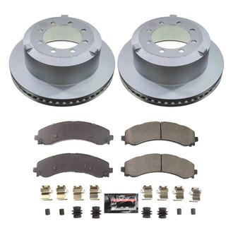 PowerStop® - Z23 Evolution Geomet® Plain Rear Brake Kit