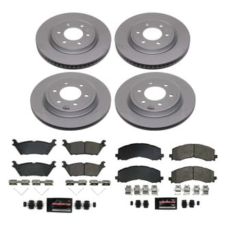 PowerStop® - Z23 Evolution Geomet® Plain Front and Rear Brake Kit
