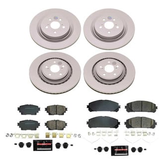 PowerStop® - Z23 Evolution Geomet® Plain Front and Rear Brake Kit