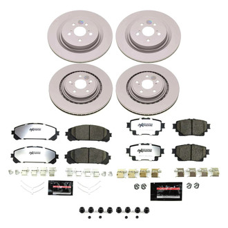 PowerStop® - Z36 Evolution Geomet® Plain Front and Rear Brake Kit