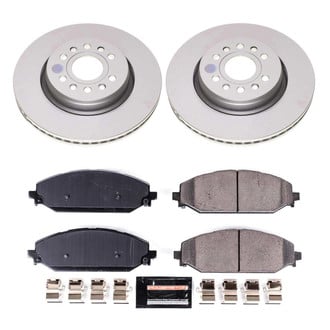 PowerStop® - Z23 Evolution Geomet® Plain Front Brake Kit