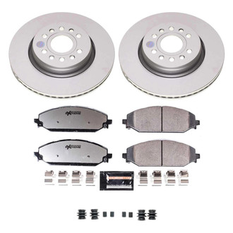 PowerStop® - Z36 Evolution Geomet® Plain Front Brake Kit