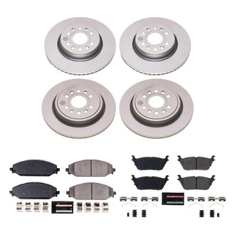PowerStop® - Z23 Evolution Geomet® Plain Front and Rear Brake Kit