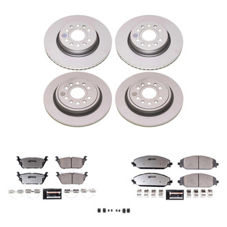 PowerStop® - Z36 Evolution Geomet® Plain Front and Rear Brake Kit