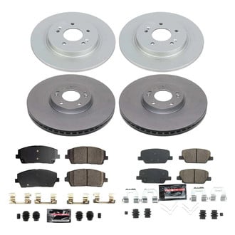 PowerStop® - Z23 Evolution Geomet® Plain Front and Rear Brake Kit