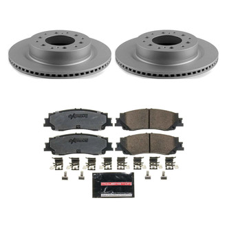 PowerStop® - Z36 Evolution Geomet® Plain Rear Brake Kit