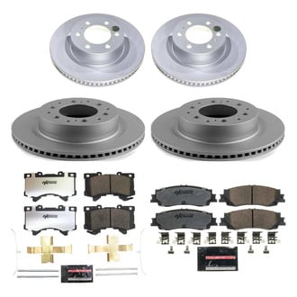 PowerStop® - Z36 Evolution Geomet® Plain Front and Rear Brake Kit