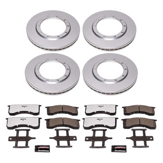 PowerStop® - Z36 Evolution Geomet® Plain Front and Rear Brake Kit
