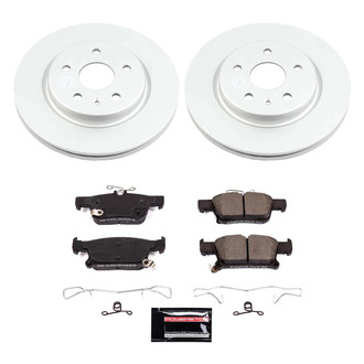 PowerStop® - Z23 Evolution Geomet® Plain Rear Brake Kit
