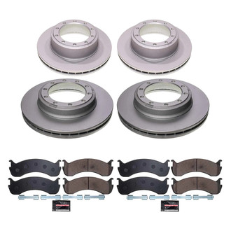 PowerStop® - Z36 Evolution Geomet® Plain Front and Rear Brake Kit
