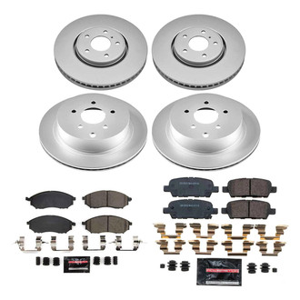PowerStop® - Z23 Evolution Geomet® Plain Brake Kit