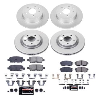 PowerStop® - Z23 Evolution Geomet® Plain Front and Rear Brake Kit