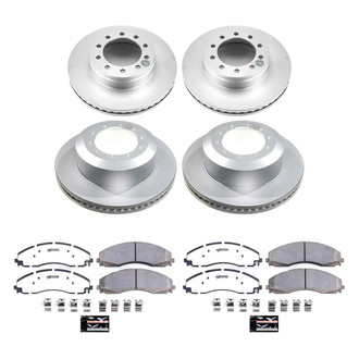 PowerStop® - Z36 Evolution Geomet® Plain Front and Rear Brake Kit