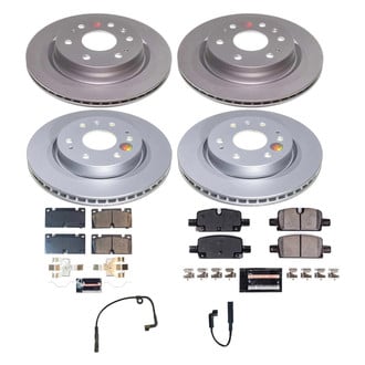 PowerStop® - Z23 Evolution Geomet® Plain Front and Rear Brake Kit