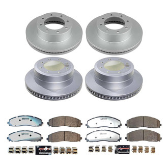 PowerStop® - Z36 Evolution Geomet® Plain Front and Rear Brake Kit