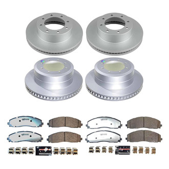 PowerStop® - Z36 Evolution Geomet® Plain Front and Rear Brake Kit