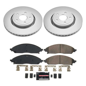 PowerStop® - Z23 Evolution Geomet® Plain Front Brake Kit