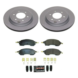 PowerStop® - Z23 Evolution Geomet® Plain Rear Brake Kit