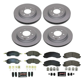 PowerStop® - Z23 Evolution Geomet® Plain Front and Rear Brake Kit