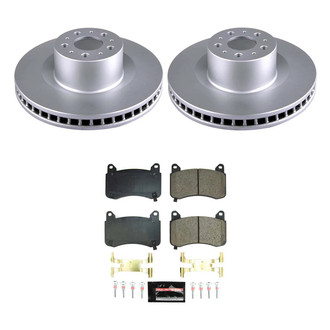 PowerStop® - Z23 Evolution Geomet® Plain Front Brake Kit