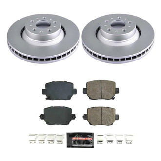 PowerStop® - Z23 Evolution Geomet® Plain Rear Brake Kit