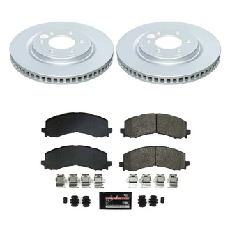 PowerStop® - Z23 Evolution Geomet® Plain Front Brake Kit