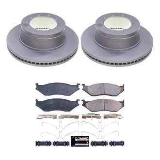 PowerStop® - Z23 Evolution Geomet® Plain Front Brake Kit