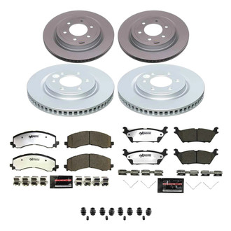 PowerStop® - Z36 Evolution Geomet® Plain Front and Rear Brake Kit