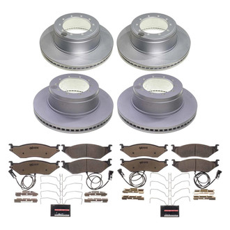 PowerStop® - Z36 Evolution Geomet® Plain Front and Rear Brake Kit