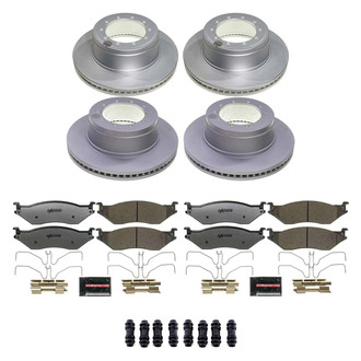 PowerStop® - Z36 Evolution Geomet® Plain Front and Rear Brake Kit