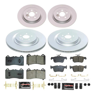 PowerStop® - Z23 Evolution Geomet® Plain Front and Rear Brake Kit