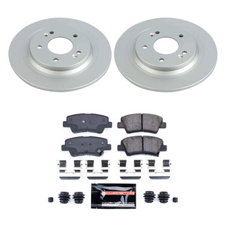 PowerStop® - Z23 Evolution Geomet® Plain Rear Brake Kit