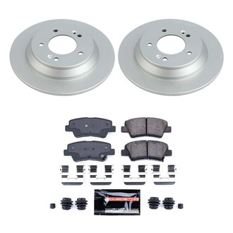PowerStop® - Z23 Evolution Geomet® Plain Rear Brake Kit