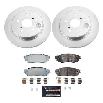PowerStop® - Z23 Evolution Geomet® Plain Rear Brake Kit