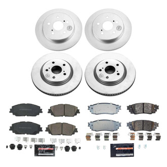 PowerStop® - Z23 Evolution Geomet® Plain Front and Rear Brake Kit