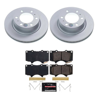 PowerStop® - Z23 Evolution Geomet® Plain Front Brake Kit