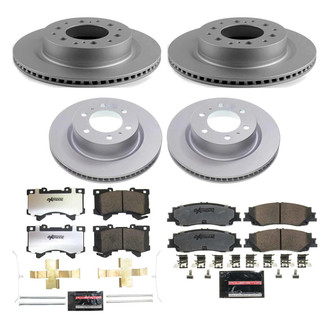 PowerStop® - Z36 Evolution Geomet® Plain Front and Rear Brake Kit