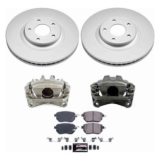 PowerStop® - Z23 Evolution Sport Plain Front Brake Kit with Calipers