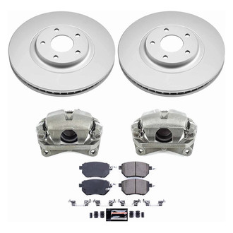 PowerStop® - Z23 Evolution Sport Plain Front Brake Kit with Calipers