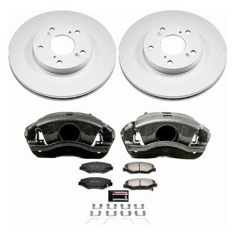 PowerStop® - Z36 Extreme Plain Front Brake Kit with Calipers