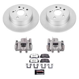 PowerStop® - Z36 Extreme Plain Rear Brake Kit with Calipers