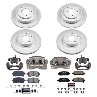 PowerStop® - Z23 Evolution Sport Plain Front and Rear Brake Kit with Calipers