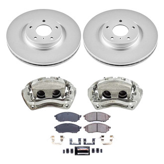 PowerStop® - Z23 Evolution Sport Plain Front Brake Kit with Calipers