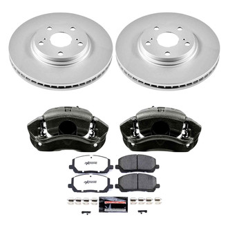 PowerStop® - Z36 Extreme Plain Front Brake Kit with Calipers