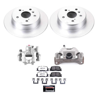 PowerStop® - Z36 Extreme Plain Rear Brake Kit with Calipers