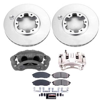PowerStop® - Z23 Evolution Sport Plain Front Brake Kit with Calipers