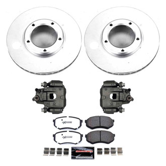 PowerStop® - Z36 Extreme Plain Front Brake Kit with Calipers