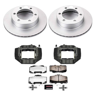 PowerStop® - Z36 Extreme Plain Front Brake Kit with Calipers