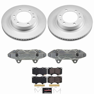 PowerStop® - Z23 Evolution Sport Plain Front Brake Kit with Calipers
